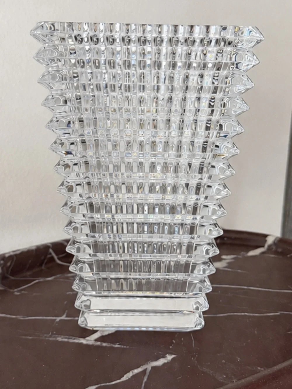 Baccarat Crystal Eye Vase Small Brand New